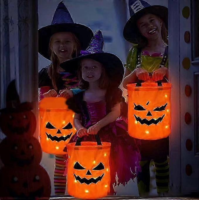 2 Pieces Led Light Halloween Candy Bags