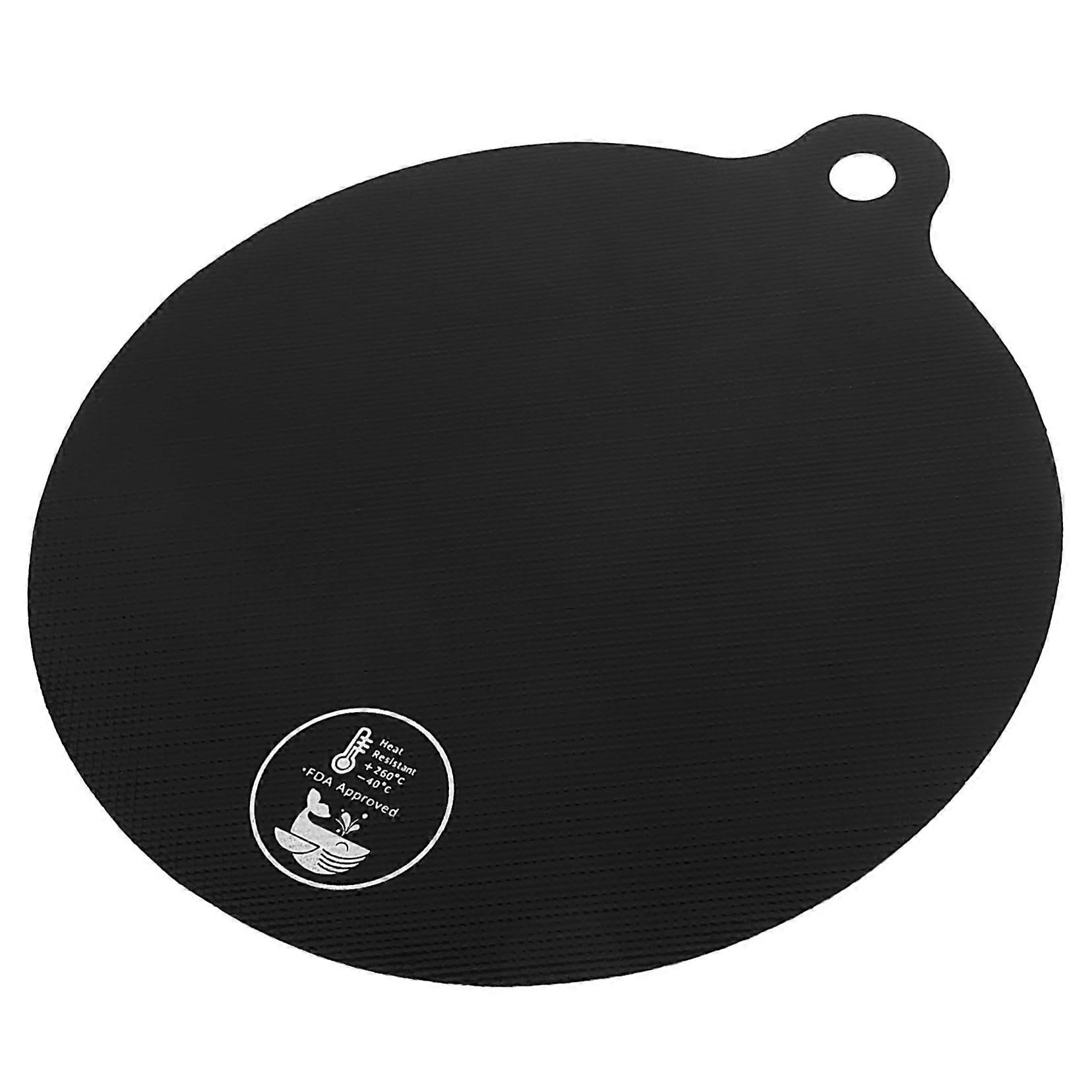 Induction Cooktop Protective Mat HeatResistant Round Cleaning Mat with Thermal Insulation for Protection Against Stains