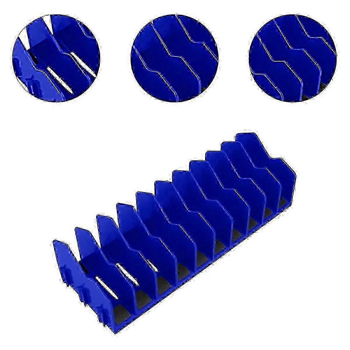 Blue Pliers Organizer & Hand Tool Storage Rack - Drawer Organizer for Pliers & Cutters - Durable Tool Holder for Home & Garage