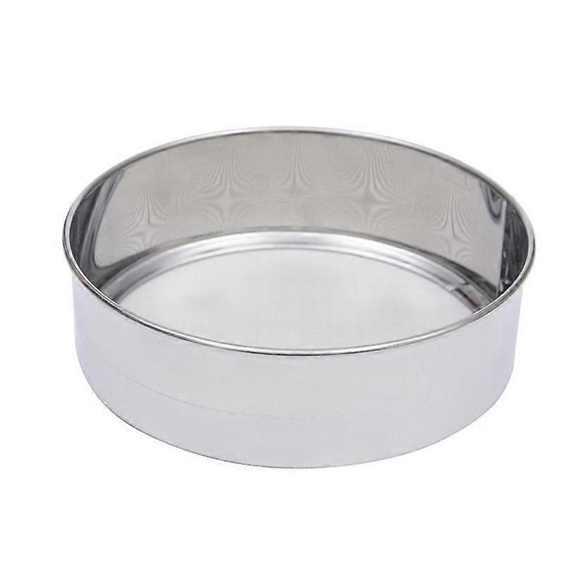 15cm Kitchen Fine Mesh Flour Sifter Stainless Steel Silver Net Flour Sieve Sifting Strainer Cake Baking Powdered Sugar Filter Mesh