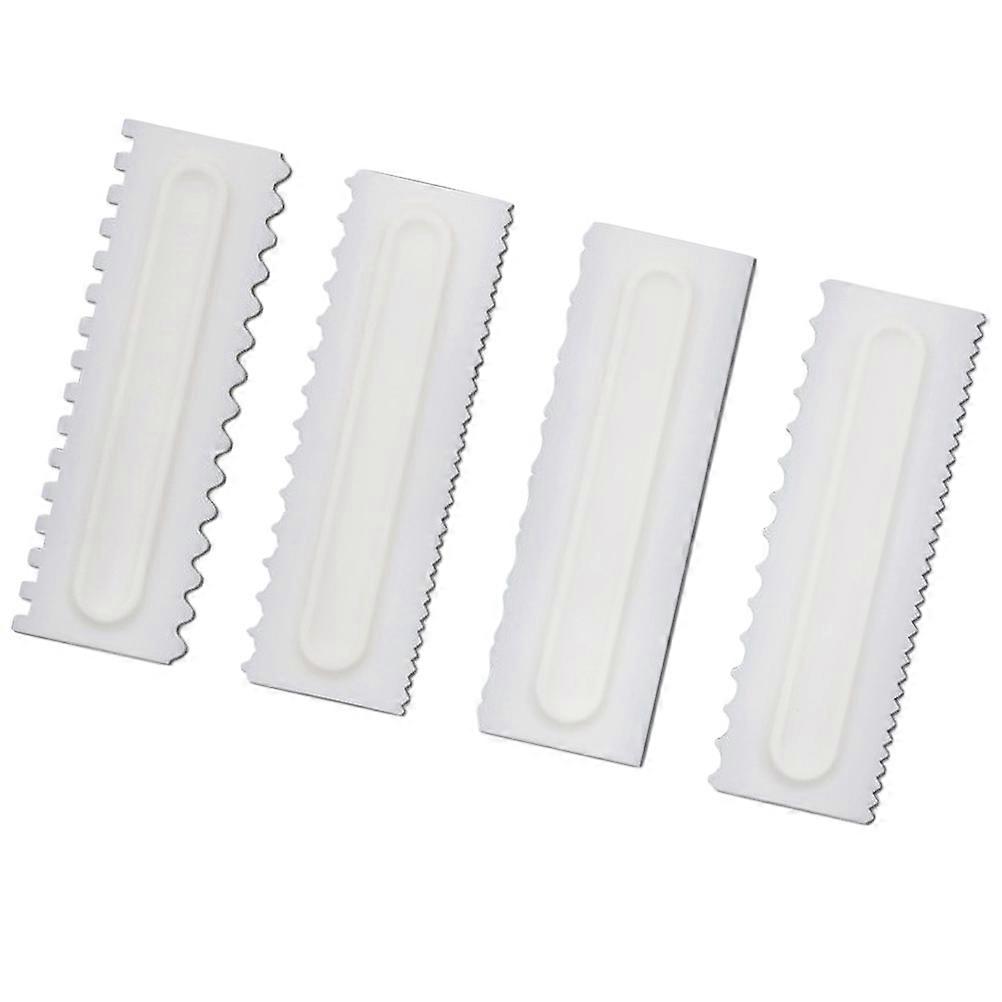 Fondant Shaping Cream Molding Scrapers Kitchen Tool Simple Design Store Use 4Set