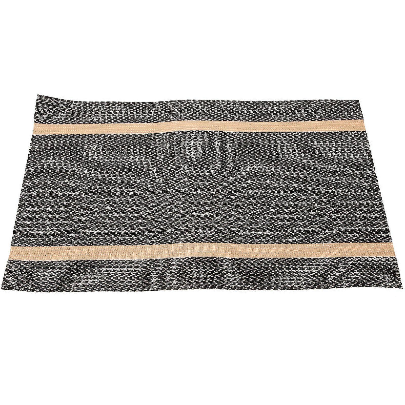 Desk Protection Manicure Mat Anti-Slip PVC Rectangular Simple Coffee For Mothers 1Set