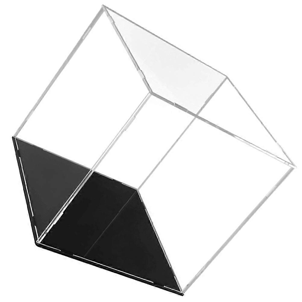 Clear Acrylic Display Box for Action Figures Collectibles at Home Transparent Sturdy Storage 7.5 x 5.5 x 10 Inches