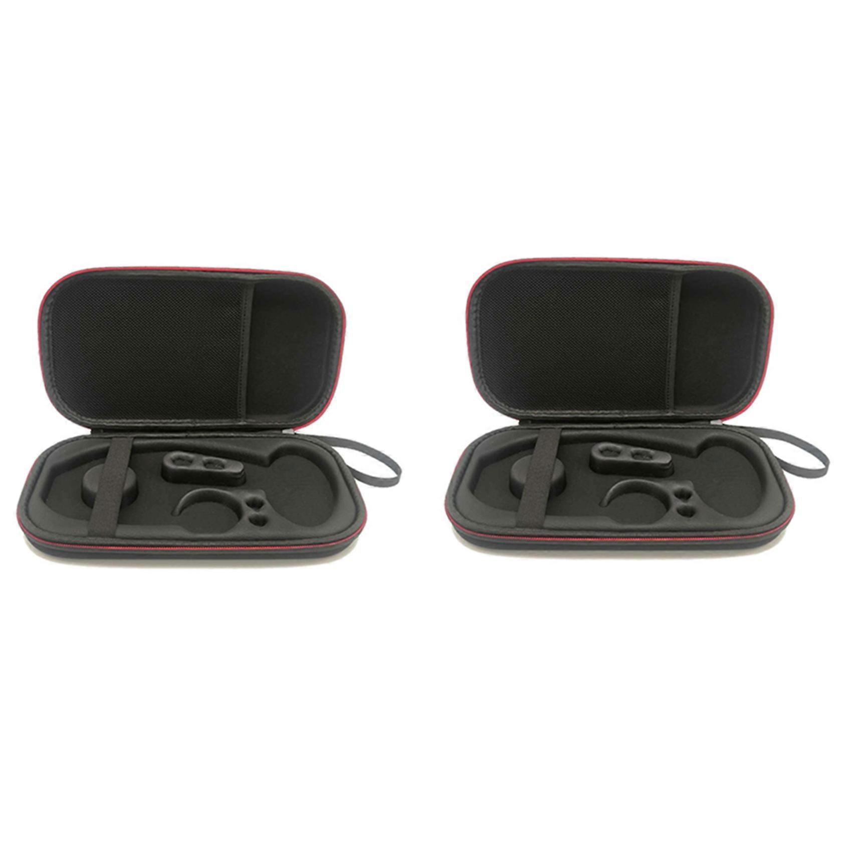 2X Hard EVA Portable Stethoscope Carrying Case Storage Box Shell Mesh Pockets for III Stethoscope Ba