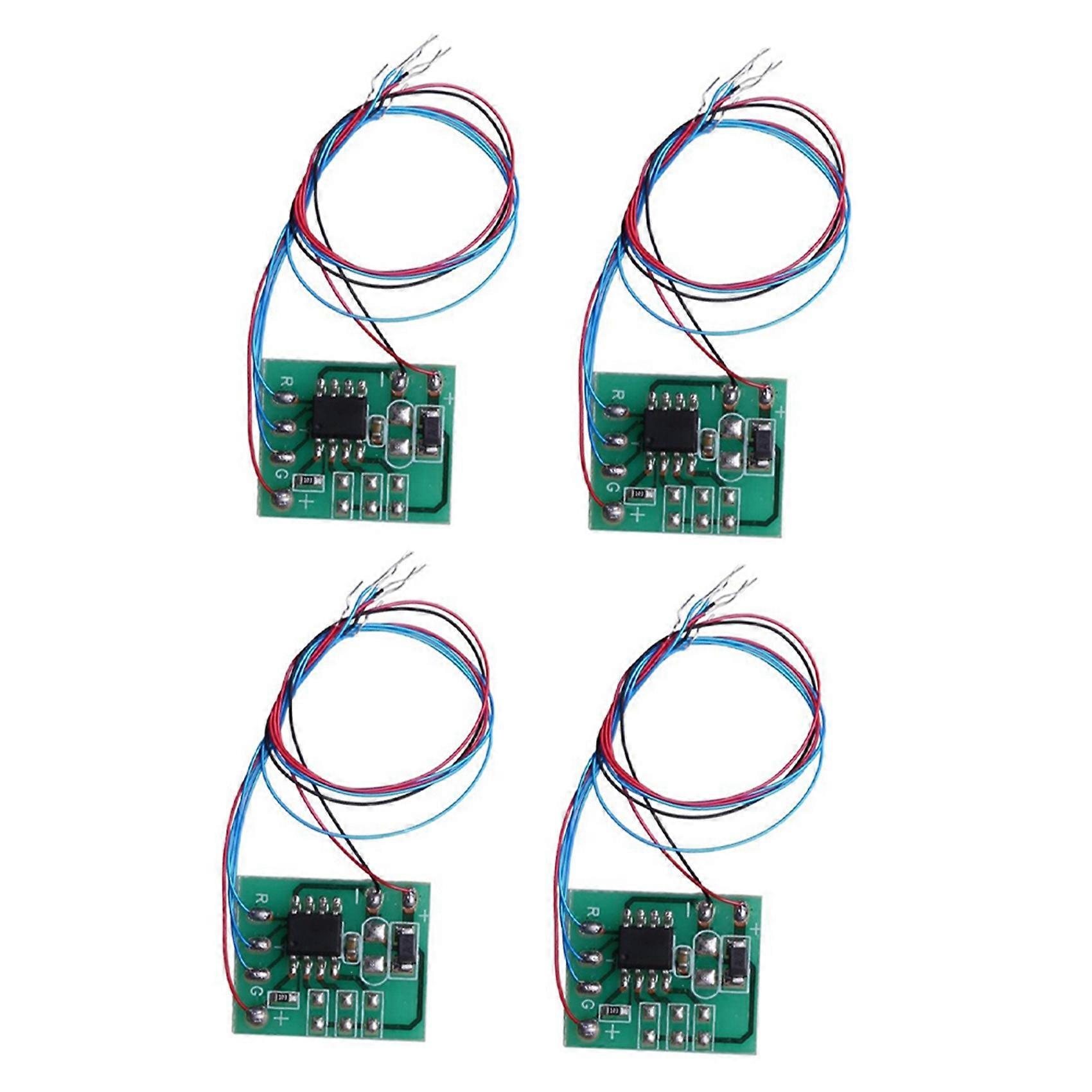4Pcs DIY Scale Construction Sand Table Model Circuit Board Traffic Light Signal Model HO Scale Train