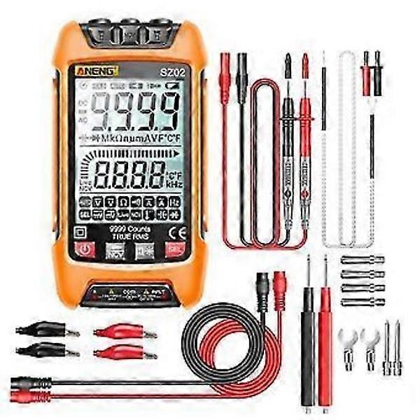 SZ02 intelligentes Digitalmultimeter 6000 zählt echte automatische elektrische Kapazitätsmessgeräte Temperaturtransistor T