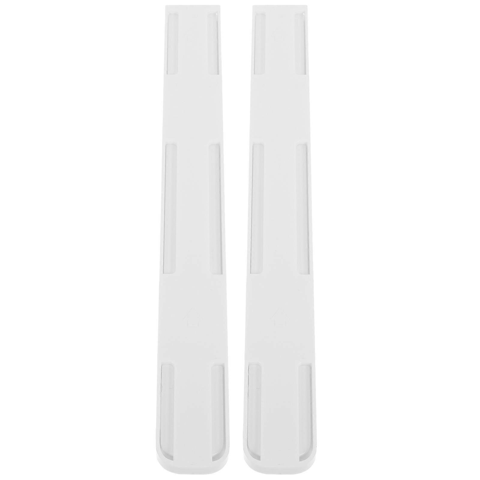 Sliding Shelf Runners 2Pcs Drawer Slides Plastic Furniture Guide For Home 26.5x3cm Storage