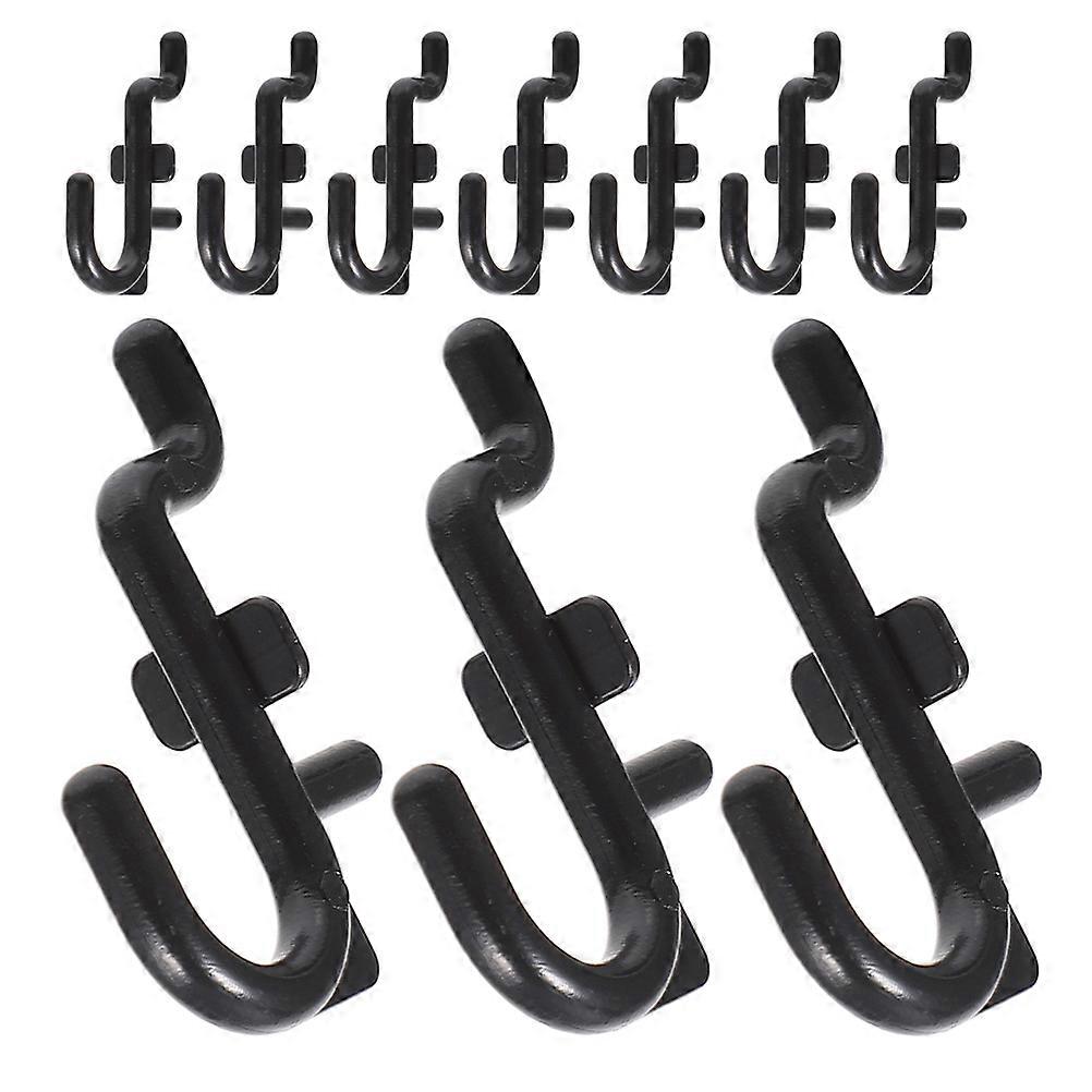 Worgeous 10pcs Pegboard Hangers Storage Hooks Display Accessories