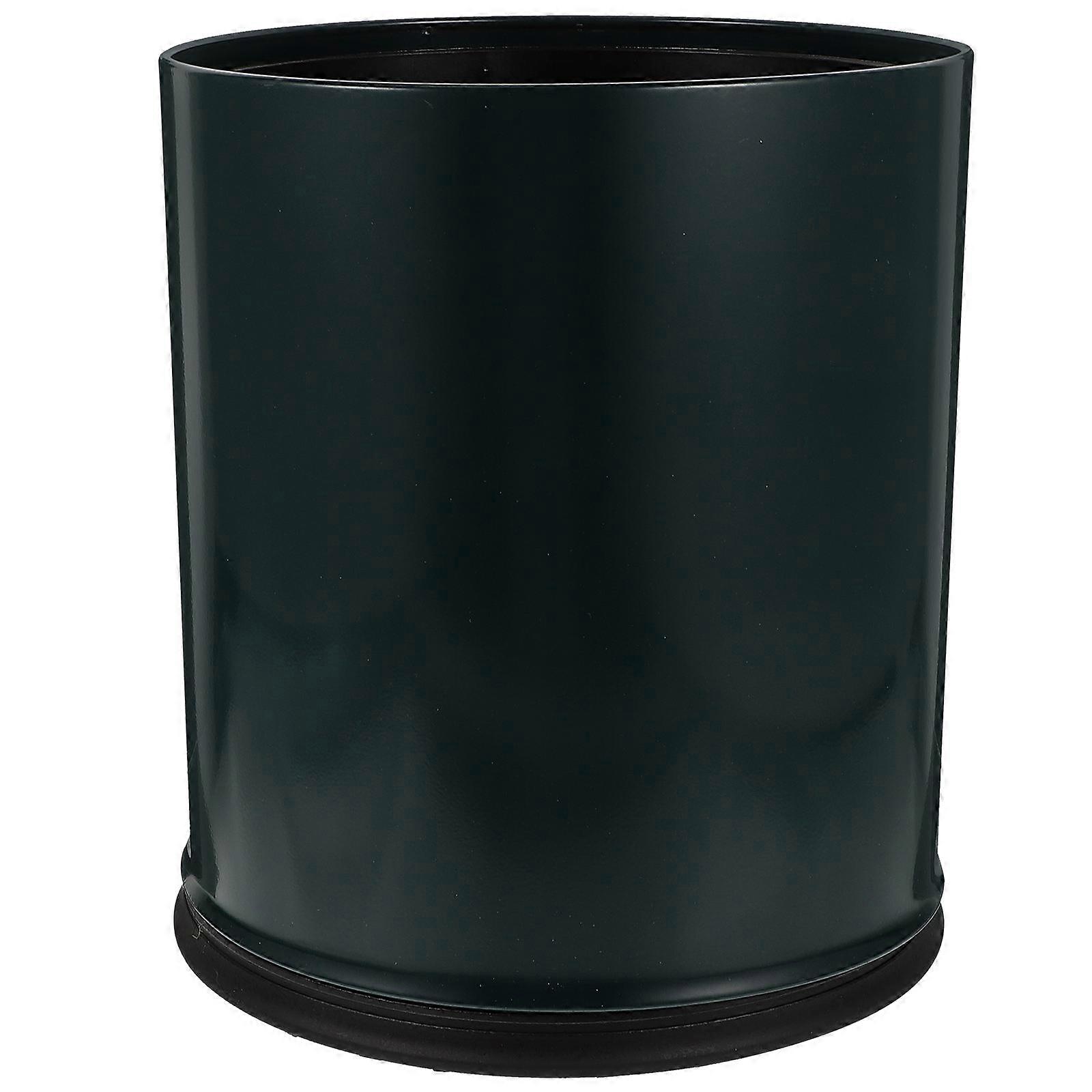 Plastic Waste Bin 2pcs Office Wastepaper Basket Plastic Trash Can Home Paper Bin
