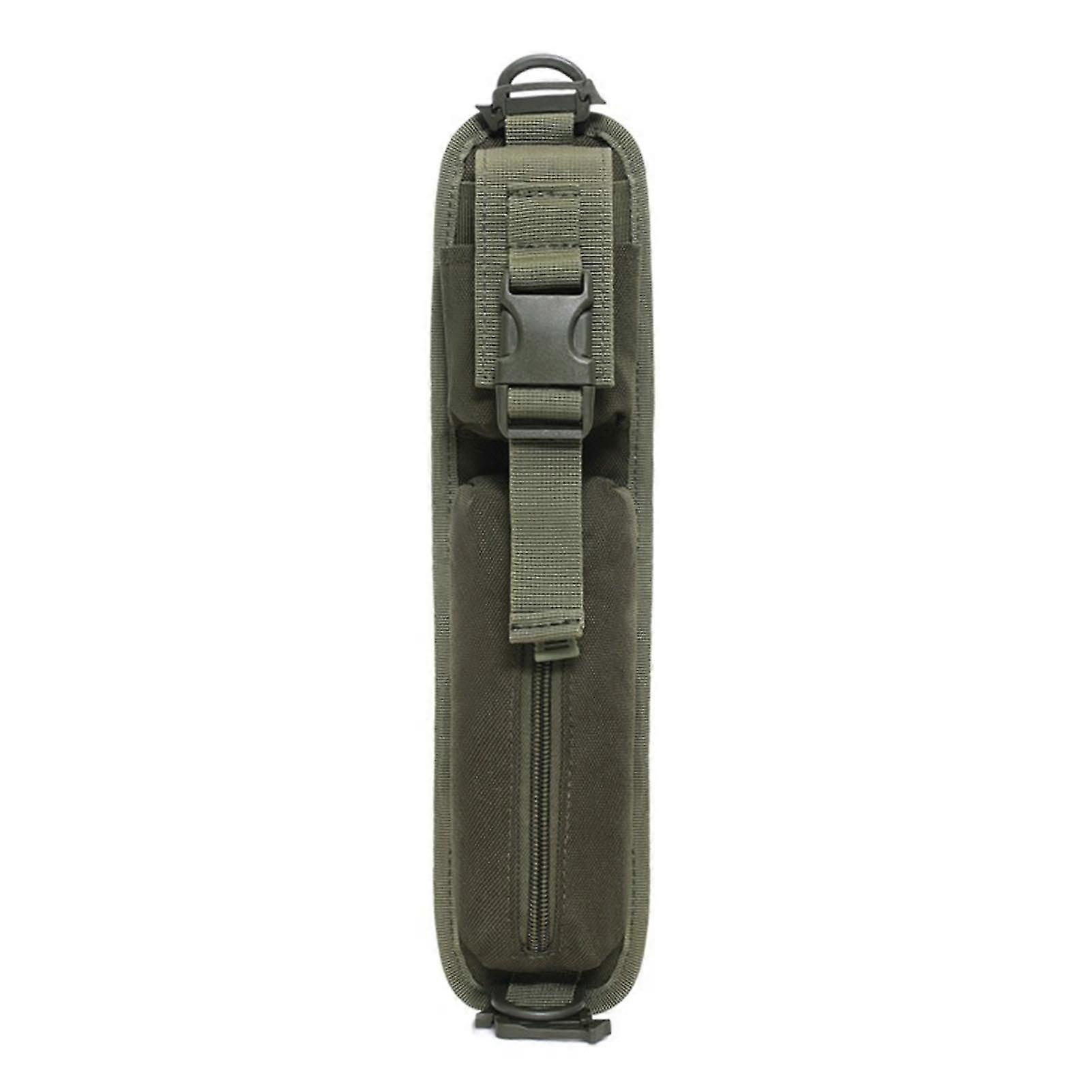 Backpack Strap Pouch with Zipper Simple Installation Quick Release Shoulder Strap Bag Attachment Tactical Accessories