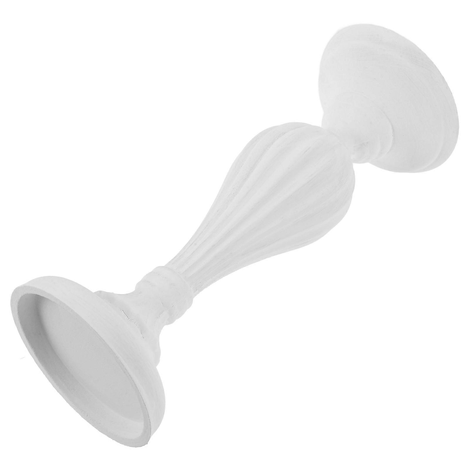 White Wood Candle Holder for Tealight Decorations Transform Your Home with Vintage Style