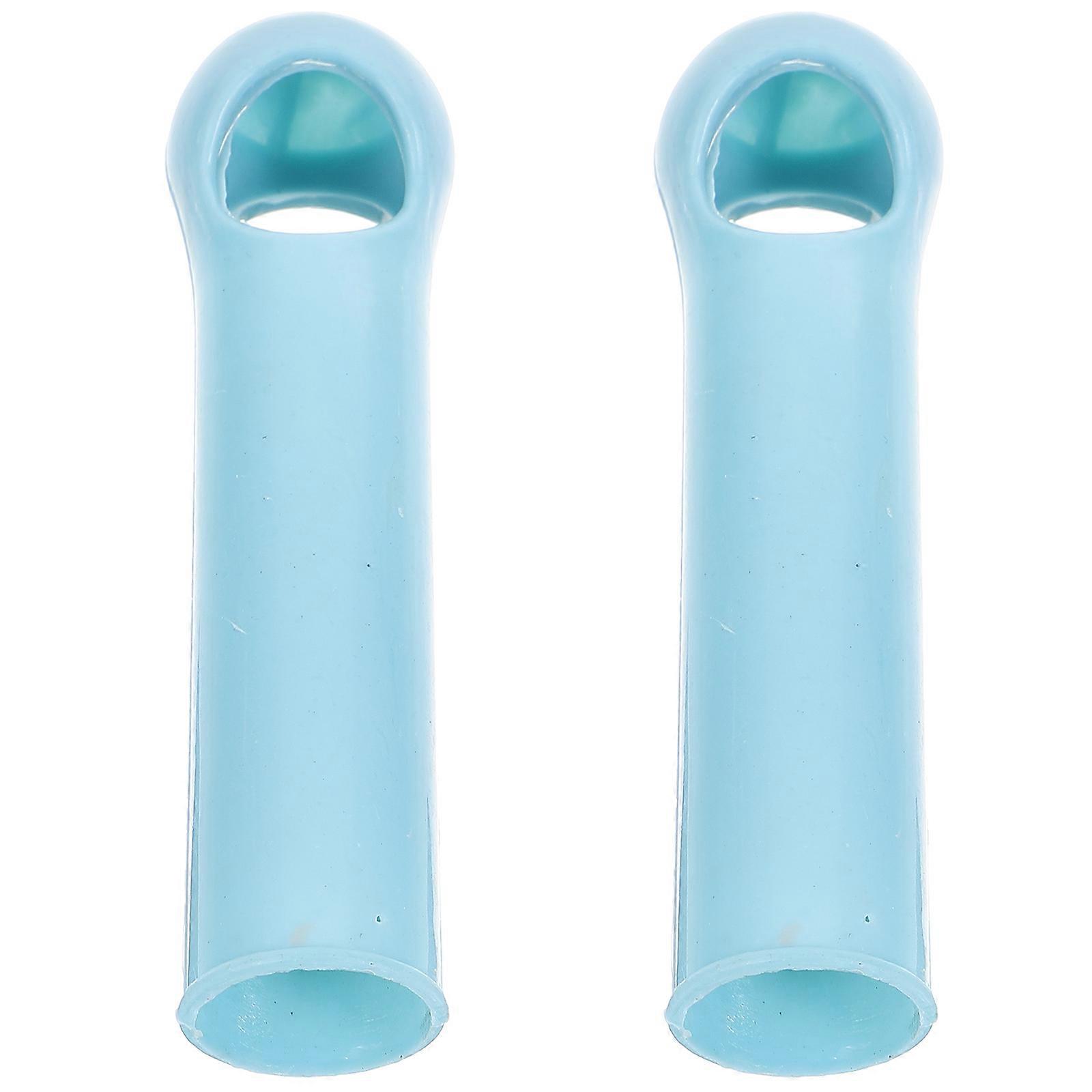 Mop Stick Handle Grip Replacement Cylindrical Hangable Design Home Users 2Pcs