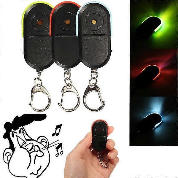 2pcs key anti-lost device, voice activated LED key finder