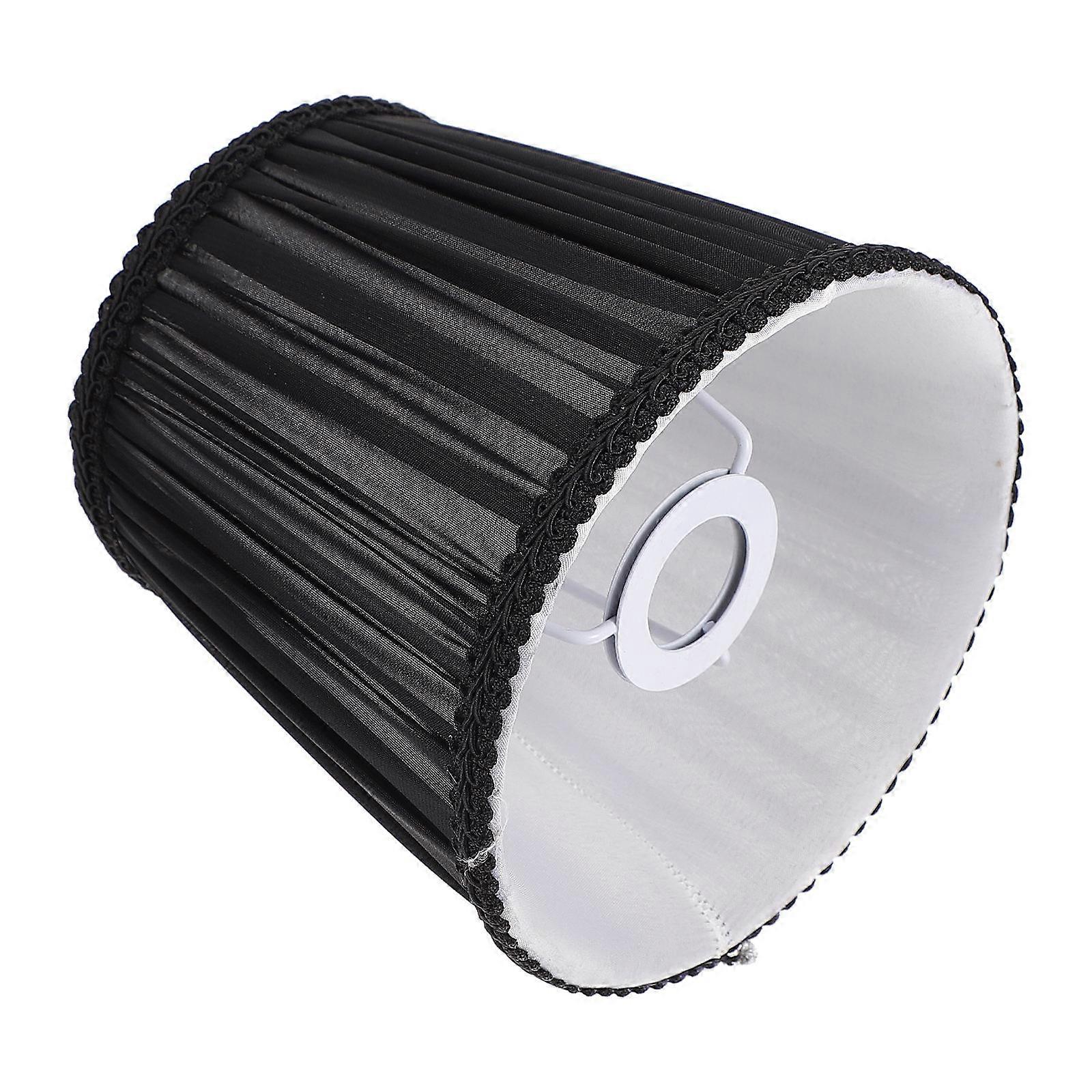 Lampshades Chandelier Lamp Covers For Home Decoration Black Fabric Material Reduce Brightness 1Set
