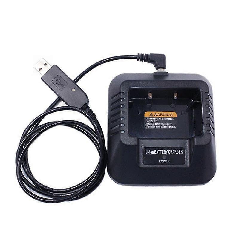 USB Charger for Baofeng UV5R UV5RE DM5R Walkie Talkie Ham Radio Portable Two Way Radio Walkie Talkie