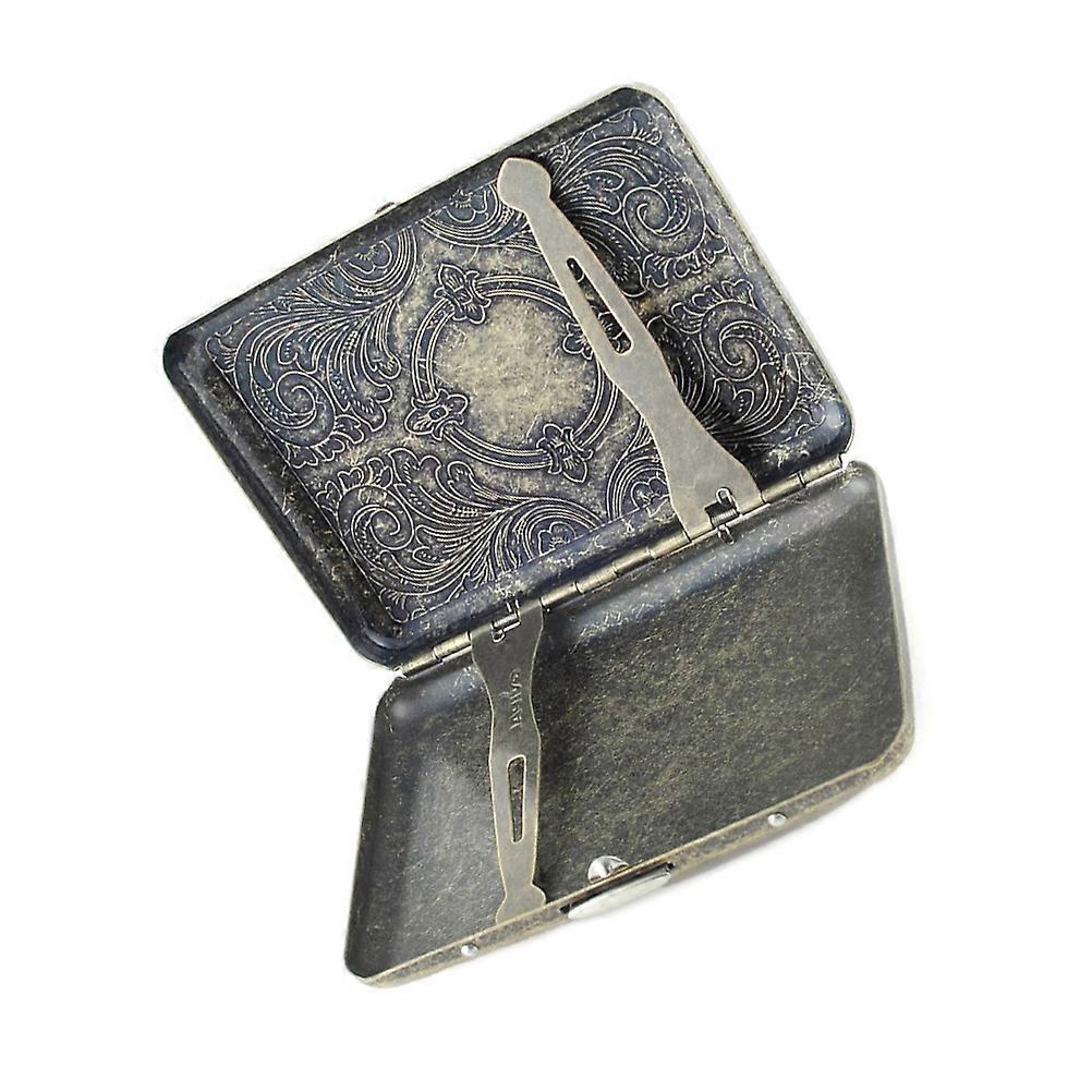 Vintage Stainless Steel Case – Durable, Ergonomic & Stylish Portable Holder for Men and Women