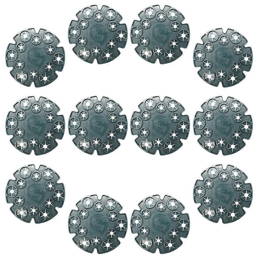 12Pcs Round Vine Protection Trays For Climbing Plants In Gardening With Rustproof Design And Reliable Functionality