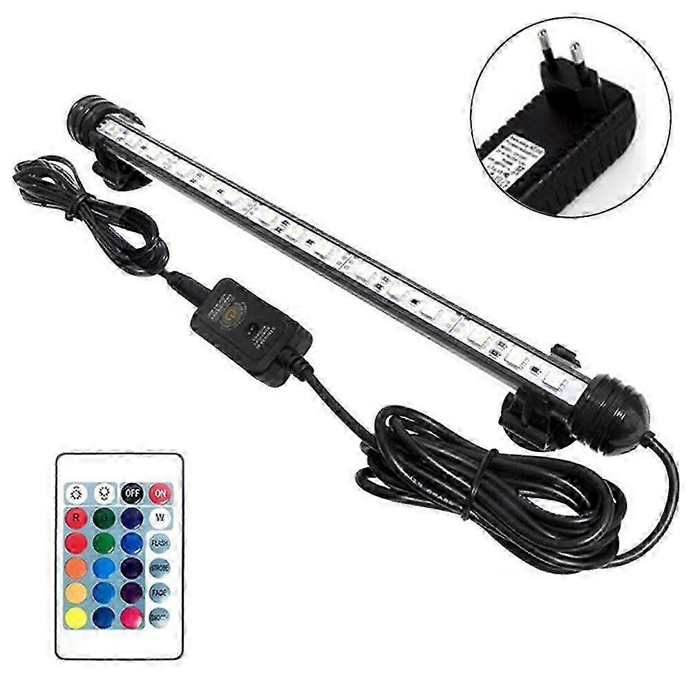 Submersible LED Aquarium Lights with Timed Automatic On/Off - Waterproof LED Strips for Fish Tanks & Aquatic Decor