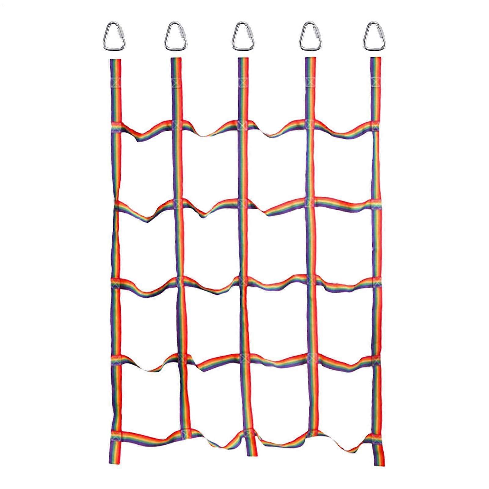 Climbing cargo net 145 X 185 cm Safety net Playground nylon net Fall protection