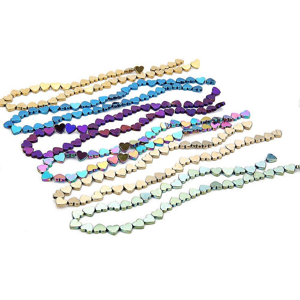 DIY Jewelry Beads with Heart Design, Ideal for Crafting Projects