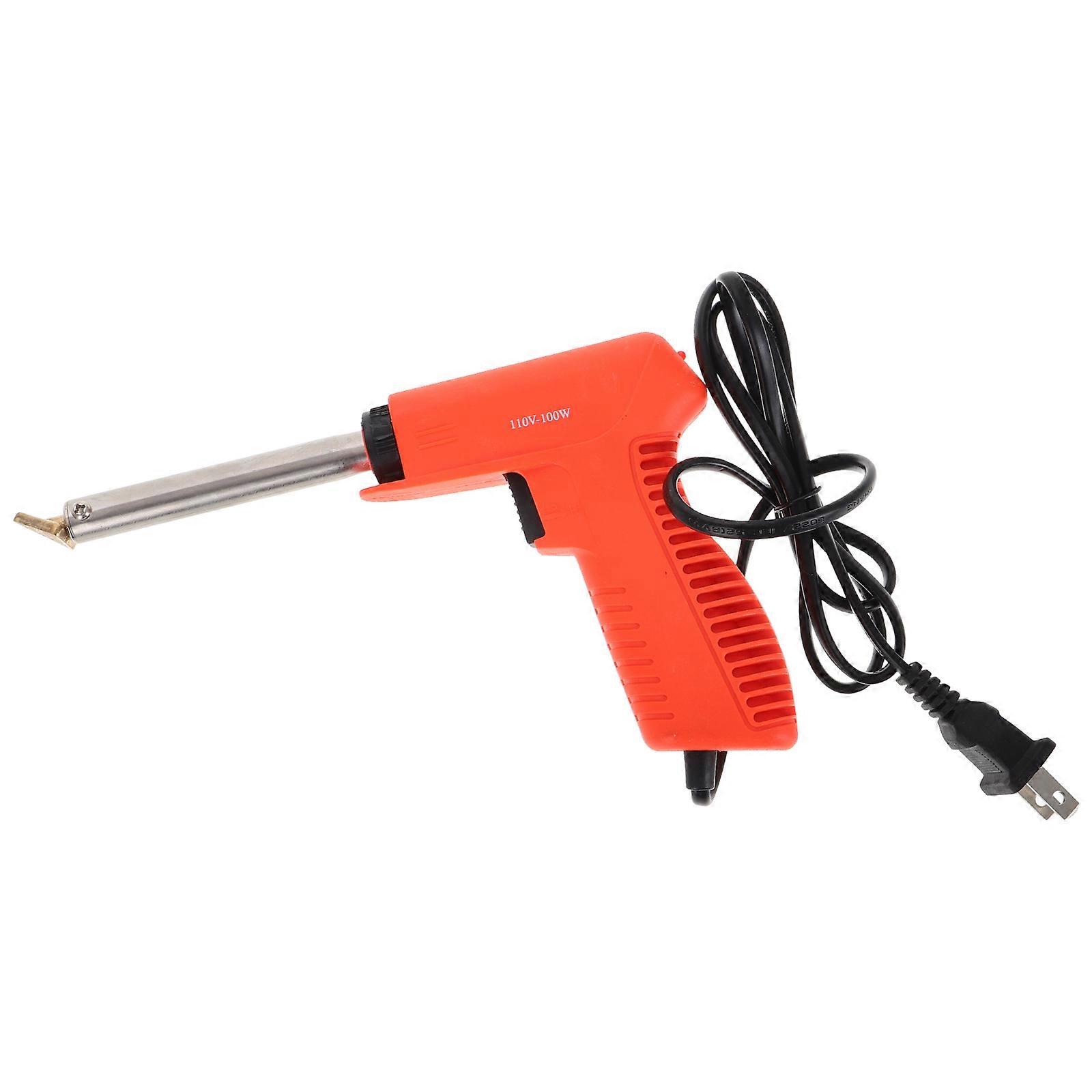 Plastic Welding Gun Shaped Repair Tool For DIY Projects Body Panel Repair 19.00X11.50X2.50CM Durable Iron And Plastic 1Set