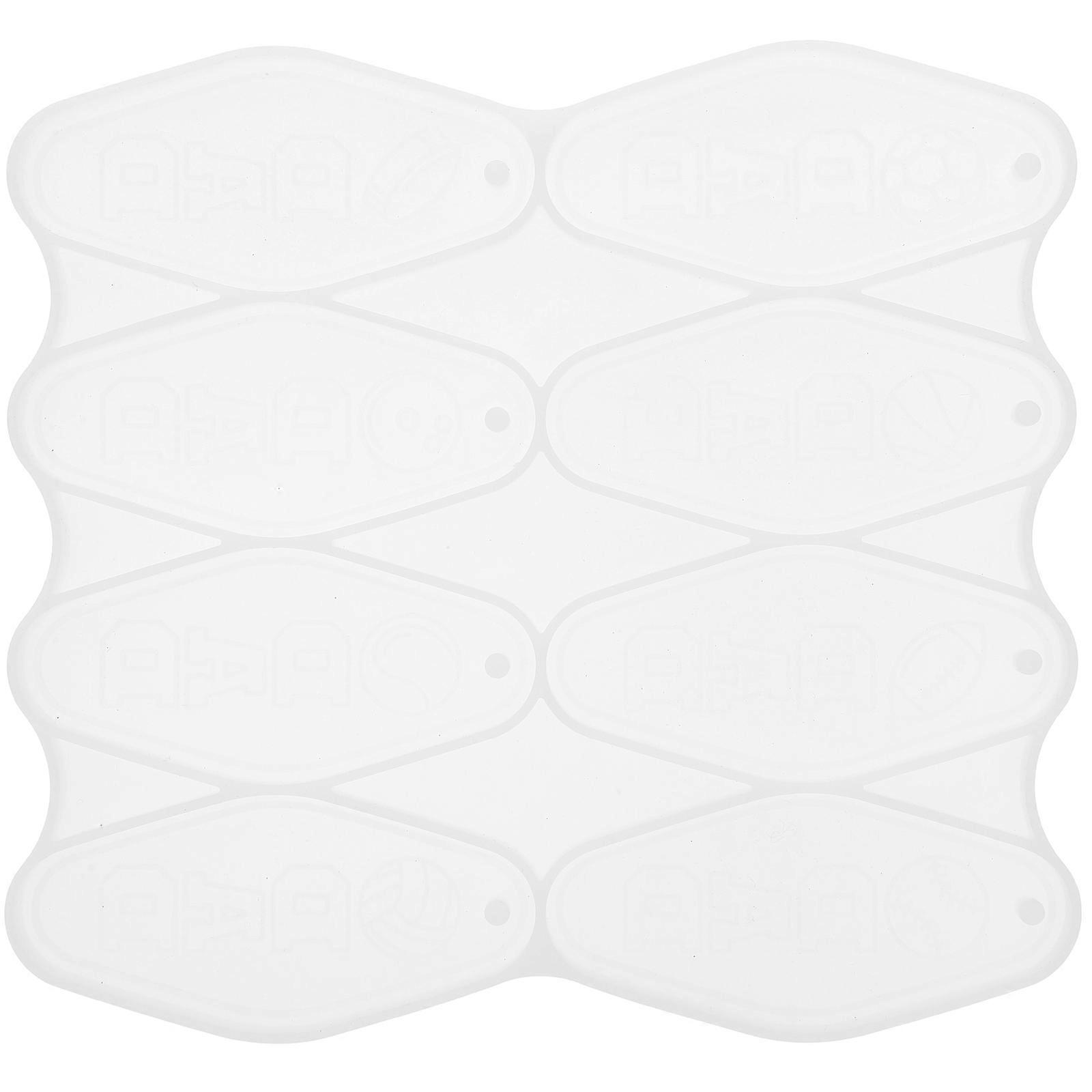 Silicone Pendant Molds for Custom Keychains, Simple Application Method