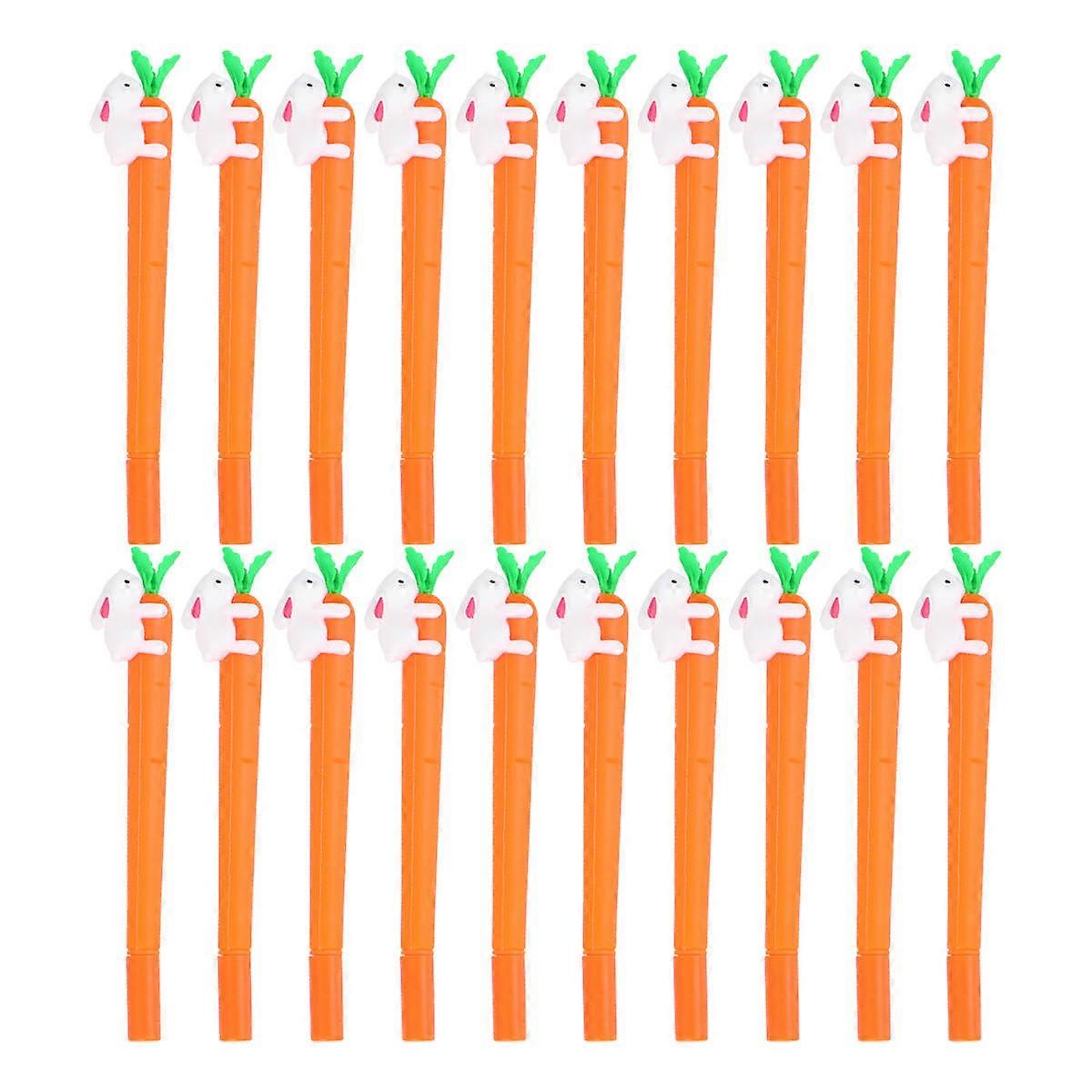 Pens with Carrot Shape, Ideal for School and Office Use, Creative Design for Students
