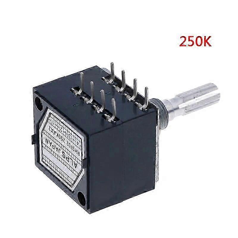 50K ALPS RH2702 VOLUME Potentiometer double 50KAX2 Slotted Japan Rotary Switch 8Ppin