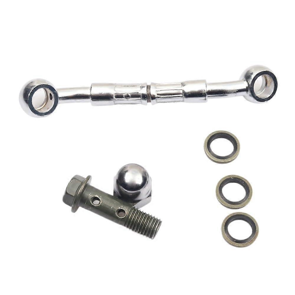 Universal Motorcycle Hydraulic Brake Hose Connector Compatible with 10mm Fittings for Various Models and Specifications