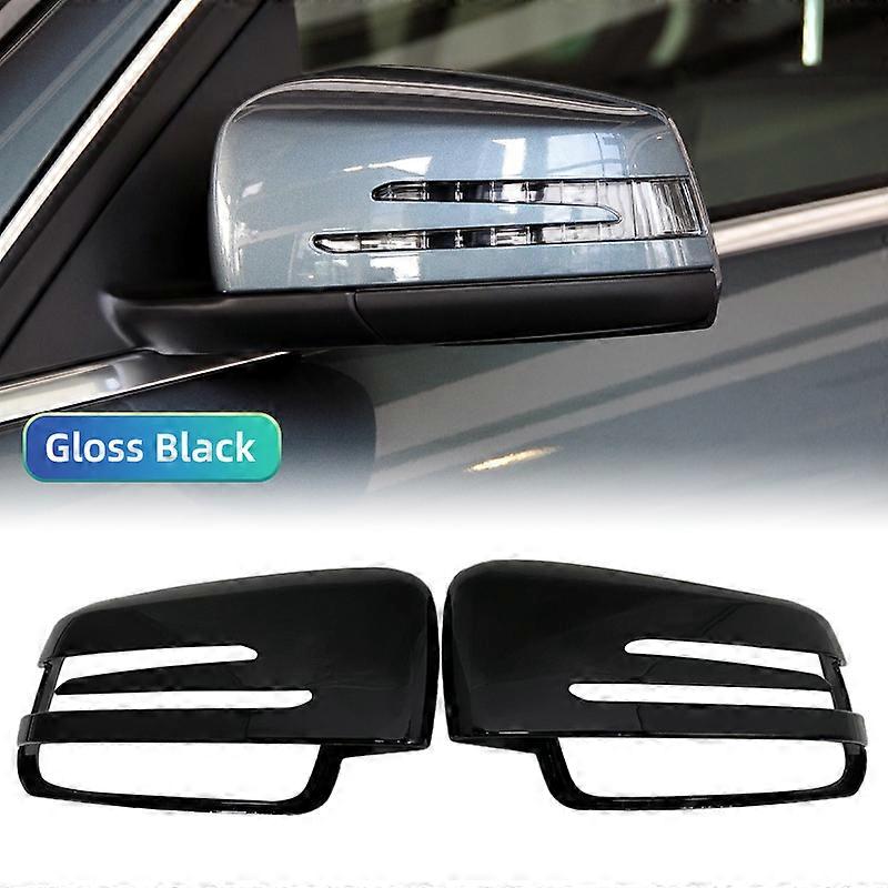 Couvercle de r��troviseur lat��ral de remplacement en Fiber de carbone, 2 pi��ces, pour Mercedes Benz W176 W246 W204 W212 W221 C117 X204 X156