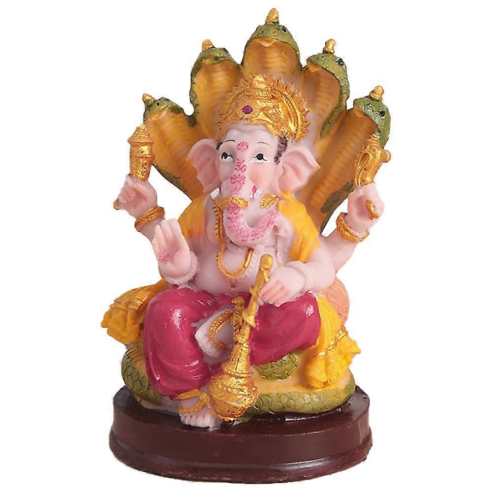 Elephant Head Shape Decor Family And Friends 8X7.5X12.8Cm Multi Resin 1Pack