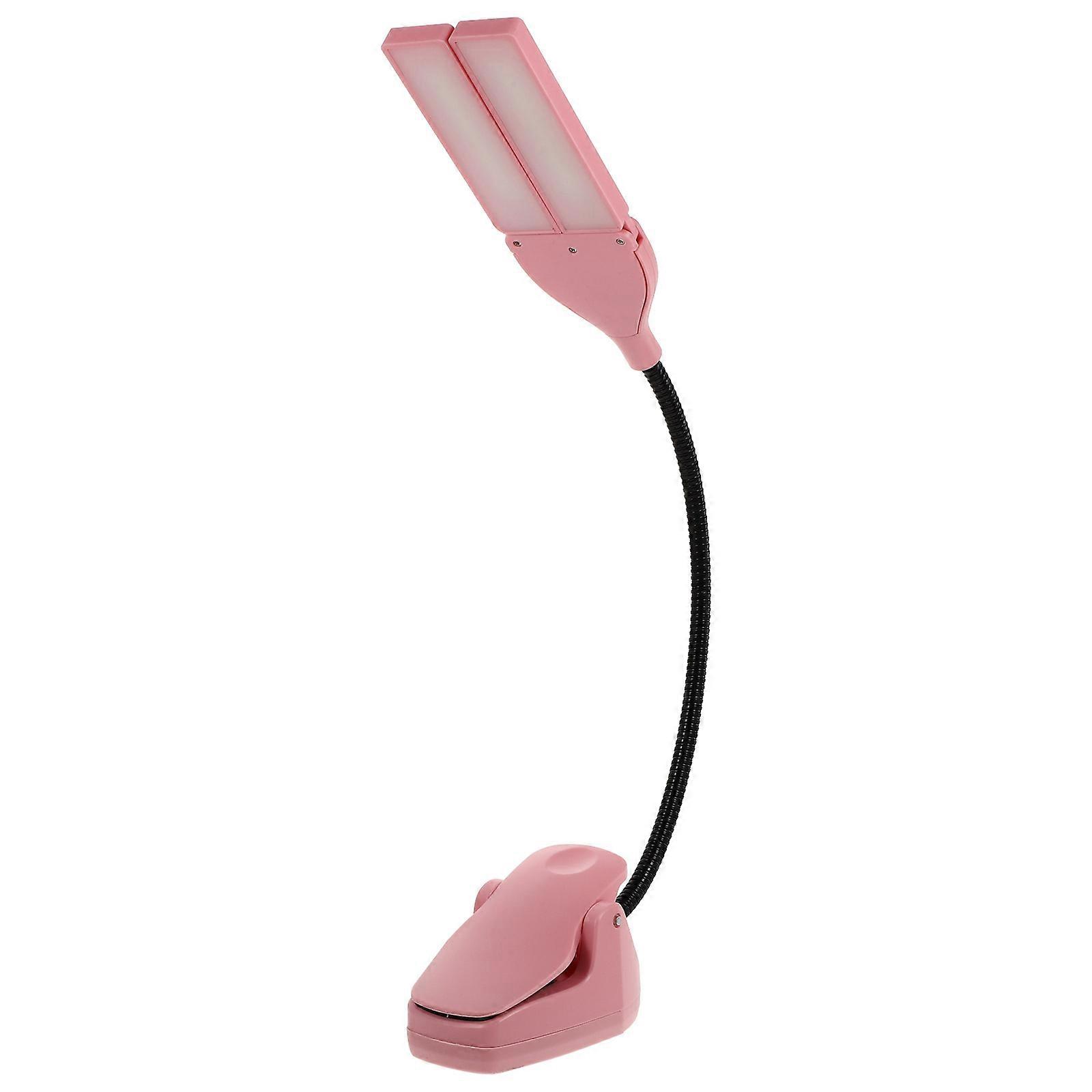 1pc LED Desk Light Convenient Piano Lamp for Home Pink