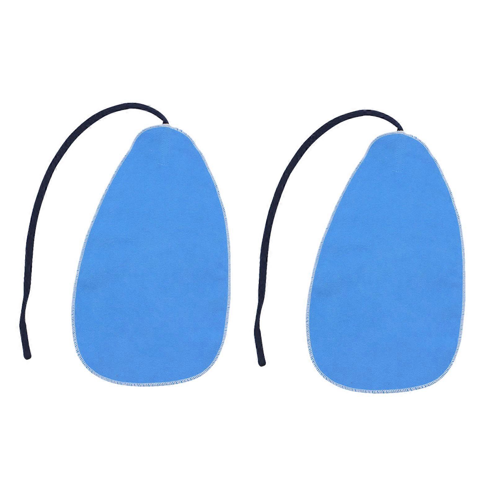 2Pcs Blue Cleaning Cloths For Musical Instruments Used By Musicians Perfect For Daily Use And Performance