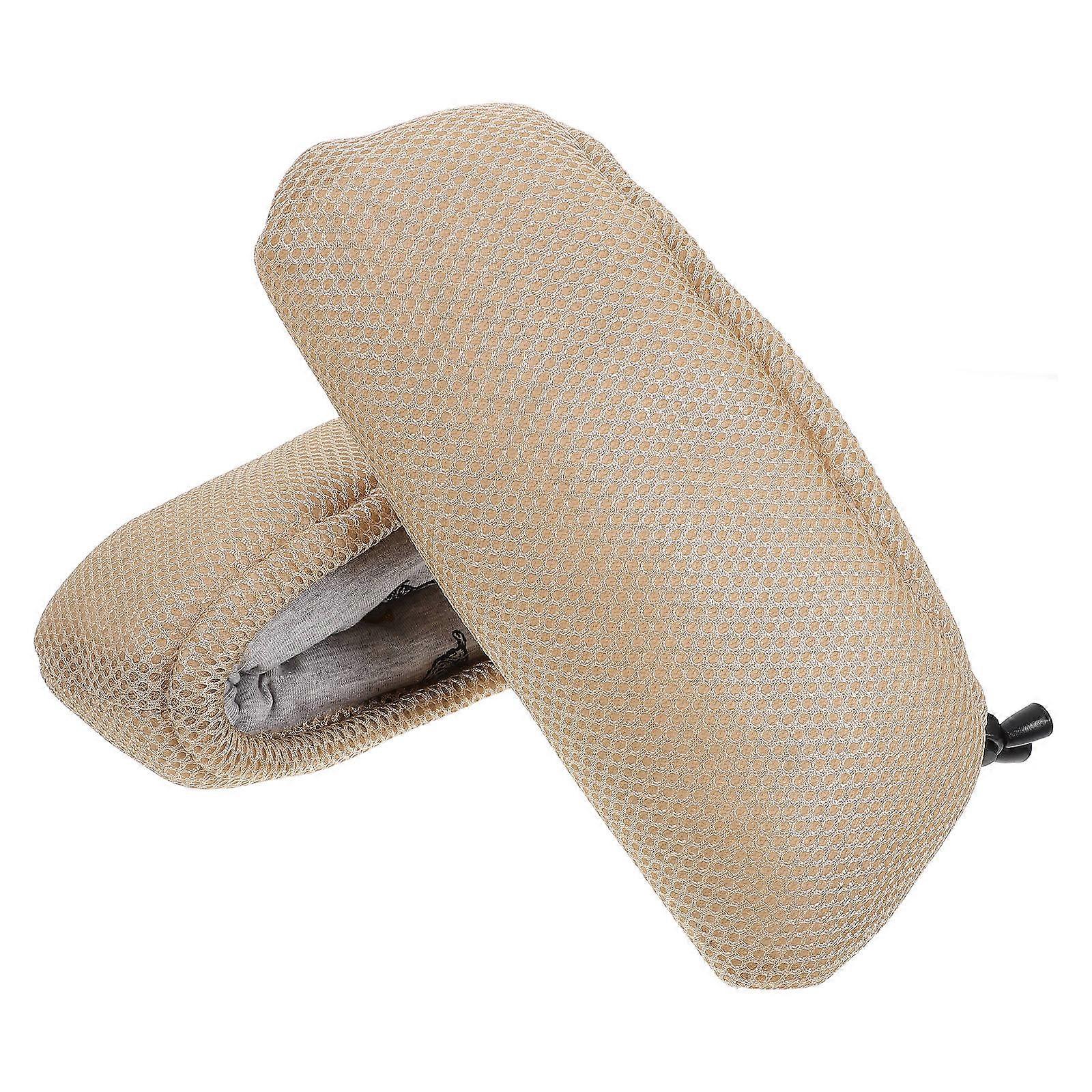 Crutch Padding for Underarm Crutches Crafted from Cotton and Sponge Beige Color for Home Use