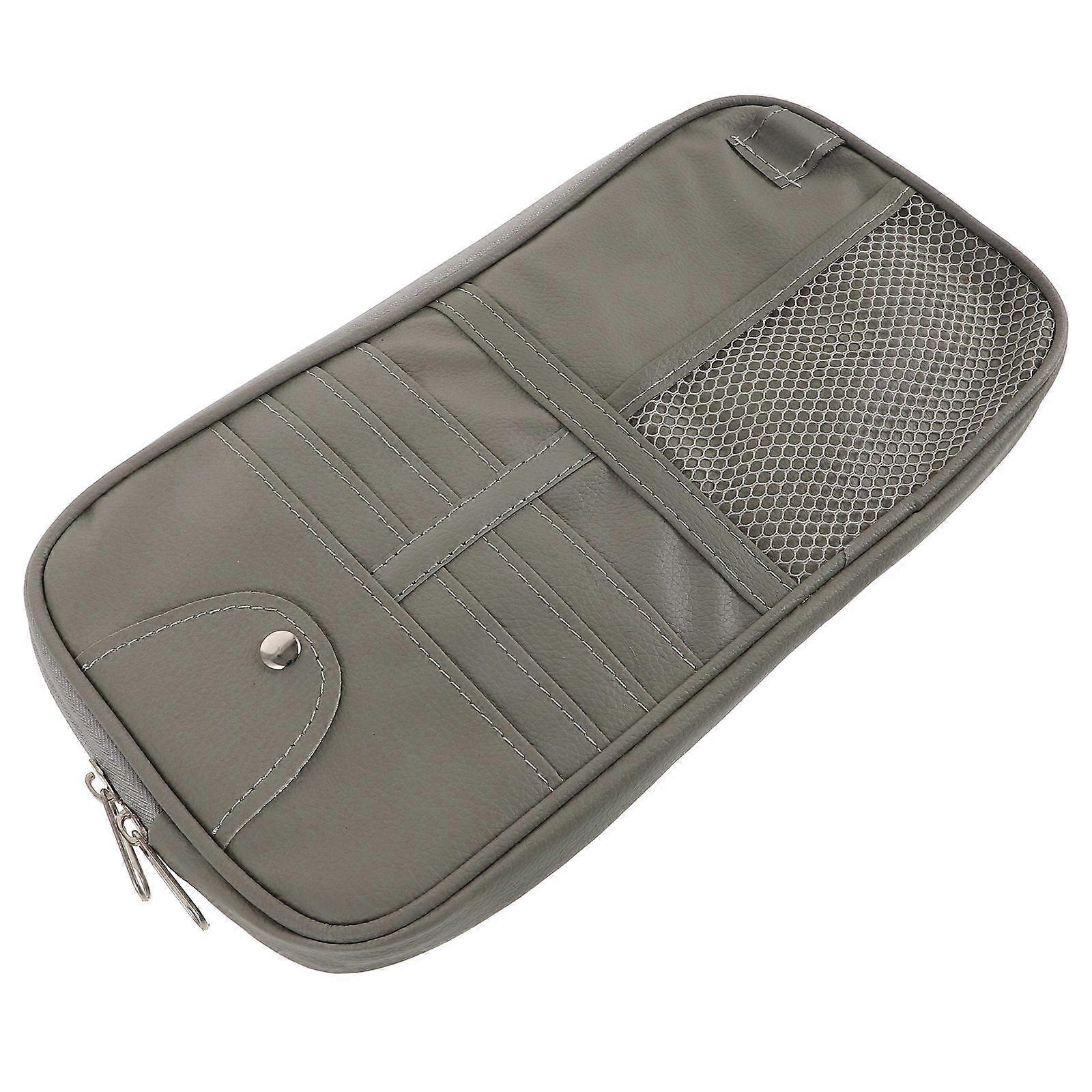 Visor Organizer PU Registration and Document Holder for Cards