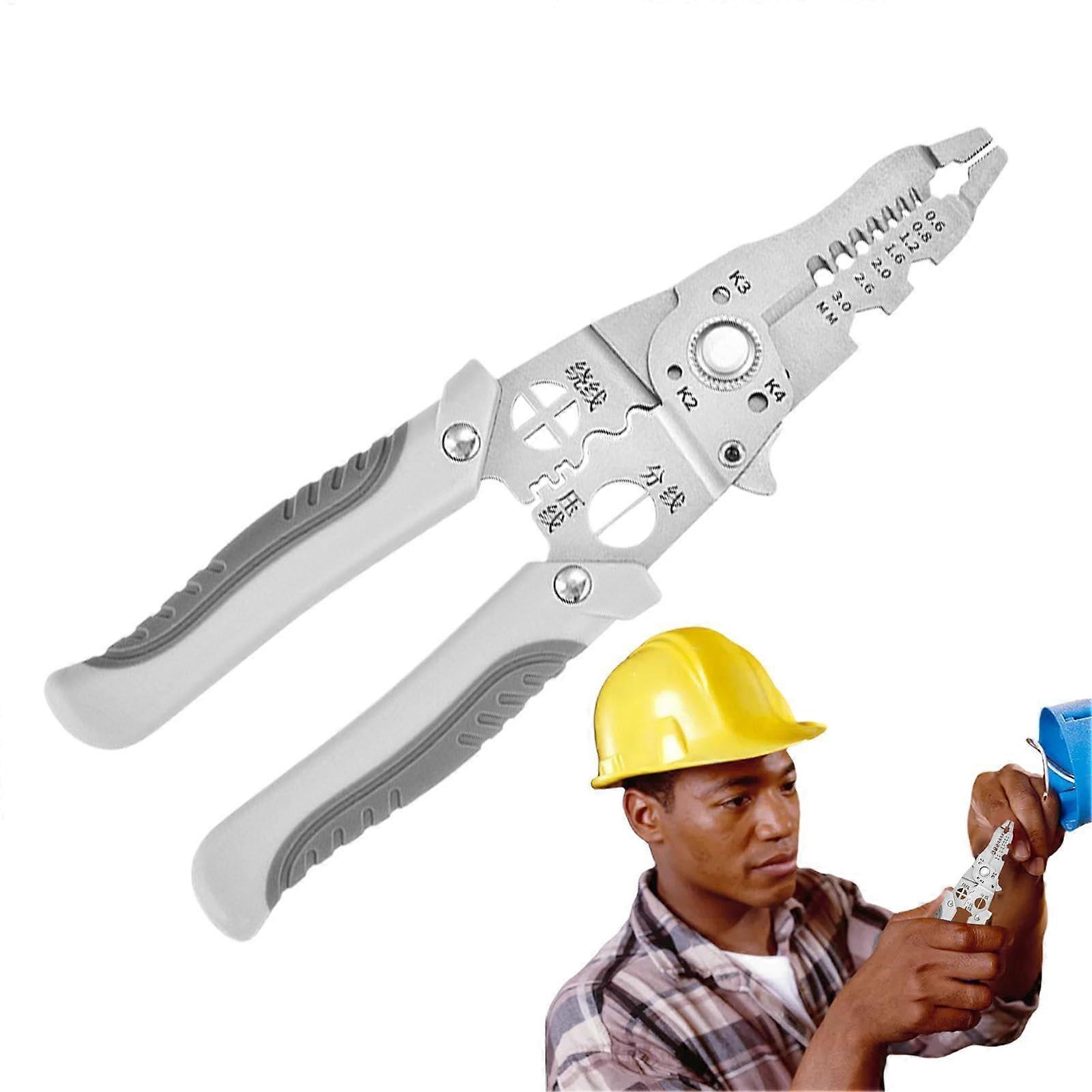 Wire Stripper, Wire Cutter Set - High Performance Portable Hand Tool for Cutting Cables, Ideal for Dad, Husband, Boyfriend