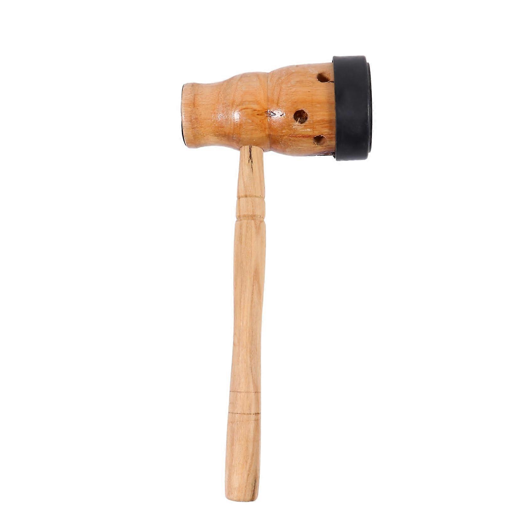 Moxibustion Device Portable Arm Tool with Spiky Instrument and Magnets, Wood Khaki Moxibustion Box for Massage Supply