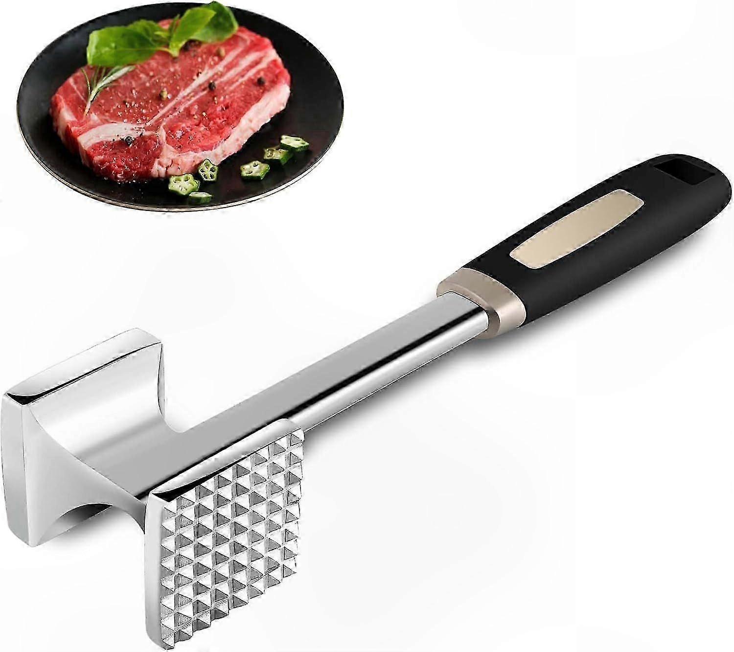 Double-Sided Meat Tenderizer Tool for Kitchen Use, Durable Cooking Utensil for Easy Meal Prep