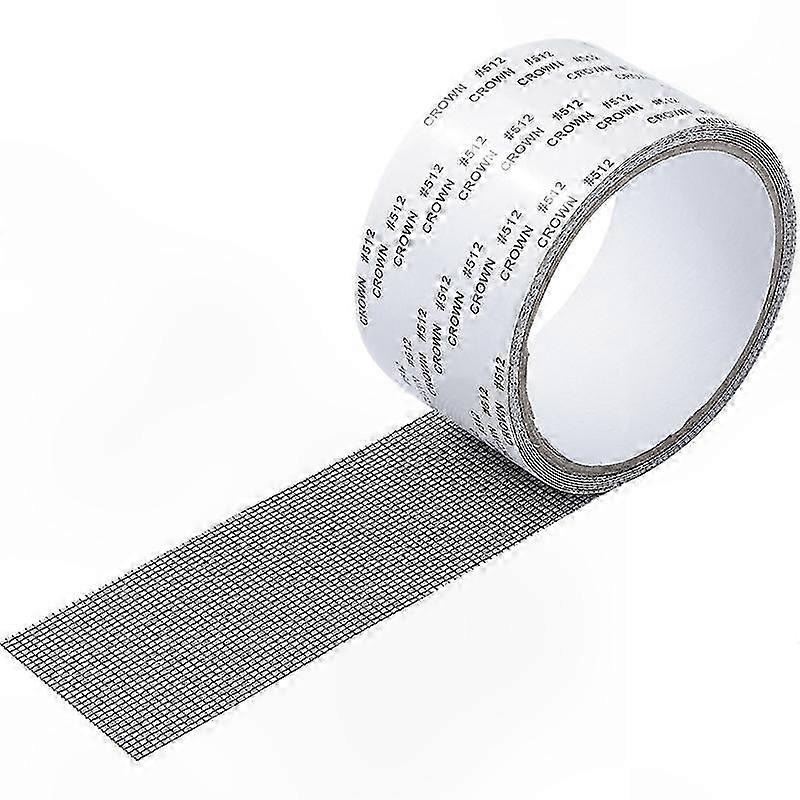 Self-Adhesive Mesh Repair Tape for Window Screens Strong Insect-Resistant Patch for Broken Holes in Fly Mesh Panels