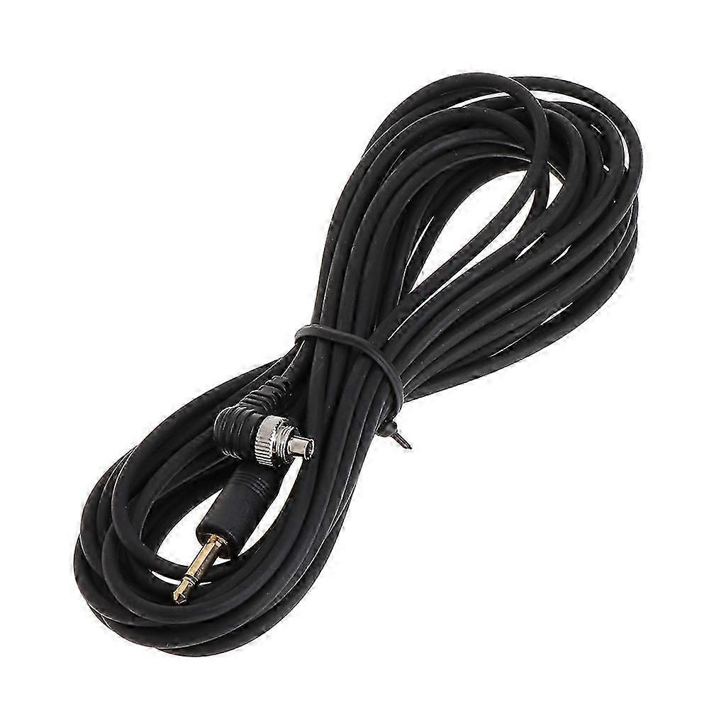 3.5mm jack to male flash PC sync cable for studio photography
