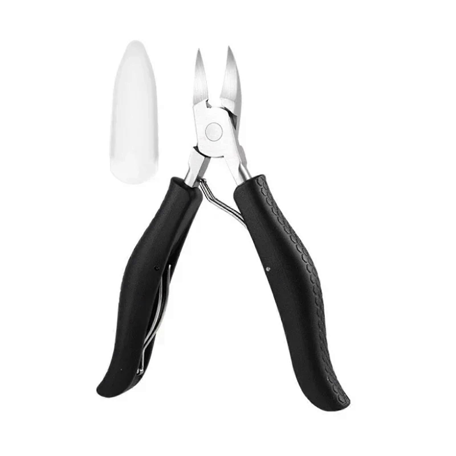 Ingrown Toenail Clipper, Podology Correction Tool, Nail Cuticle Trimmer, Pedicure and Manicure Instrument, Black, Type A