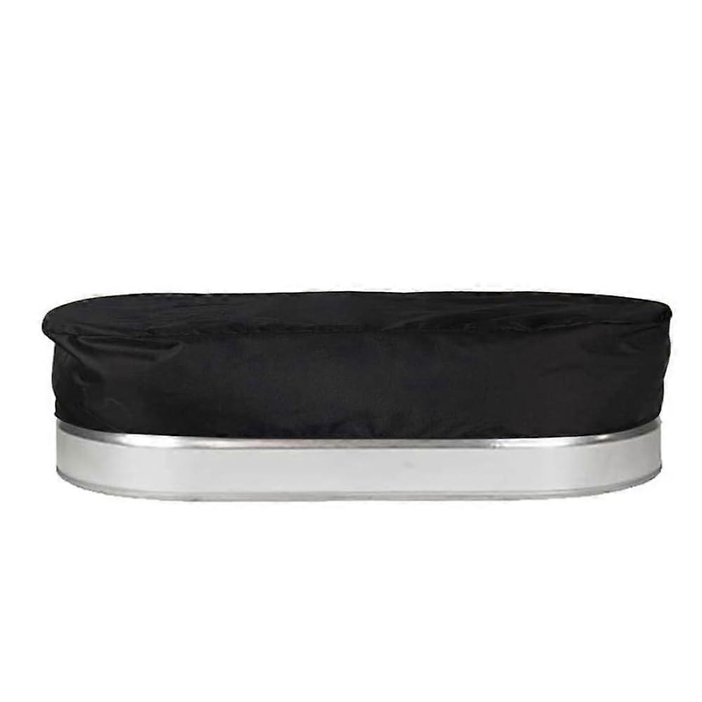 Water Tank Cover Oval Black, 1.2 Metre Tank Cover, Pool Cover, Garden Stock Tank Cover, Waterproof 30 x 10 cm (Oval)