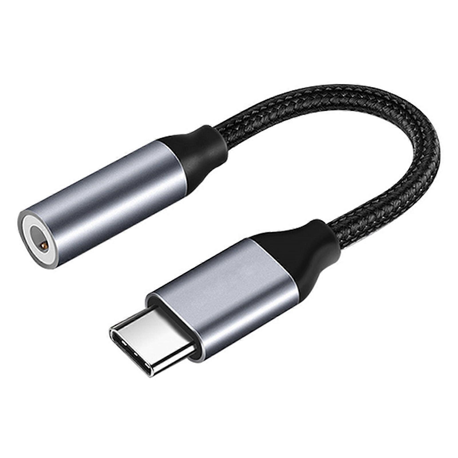 Durable Type-C Headphone Adapter - Soft, High-Grade, Compatible with 98% Devices