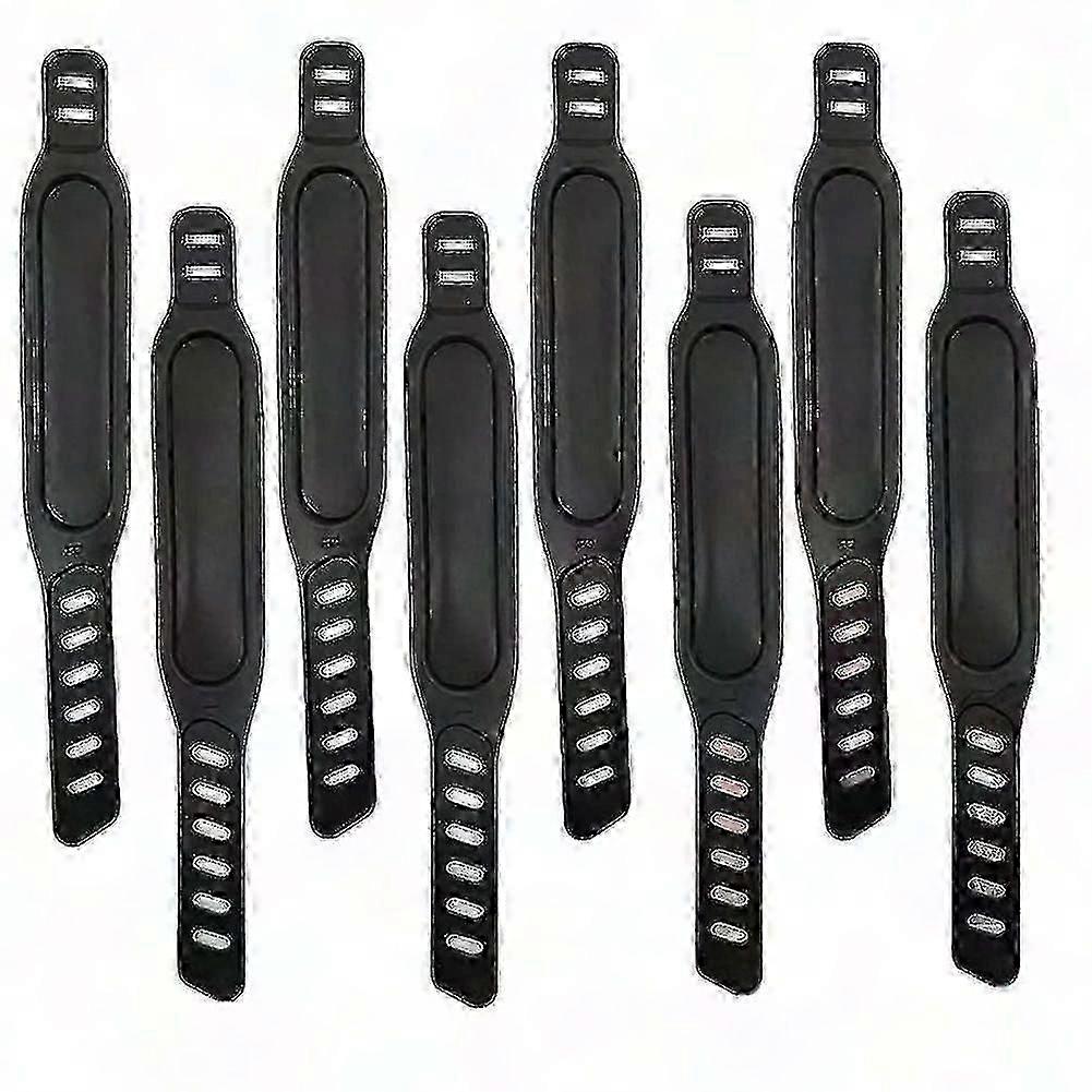 8pcs Adjustable Exercise Bike Pedal Straps for Spinning & Home Workouts