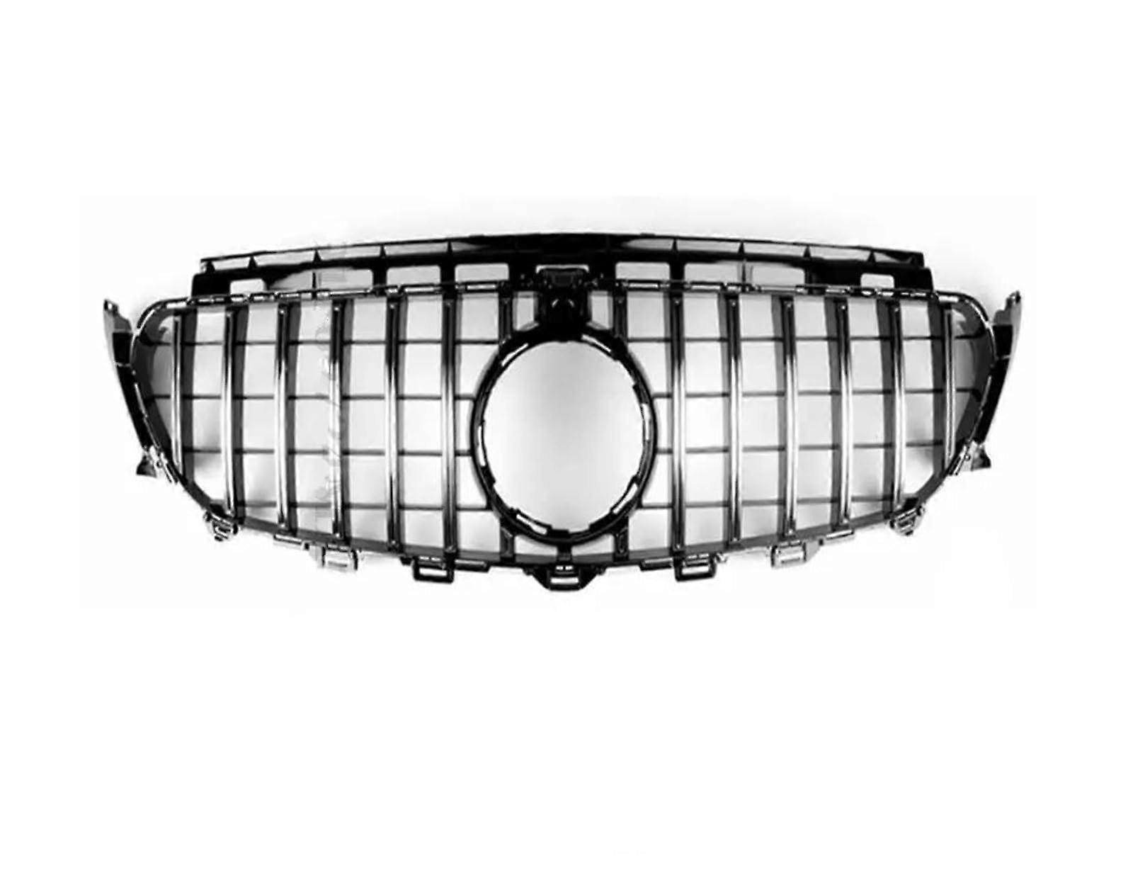 Grill For Benz W213 C238 A238 E-Class E300 E200 E260 2016-2020 E63 GT Diamond Style Front Bumper Grill Silvery