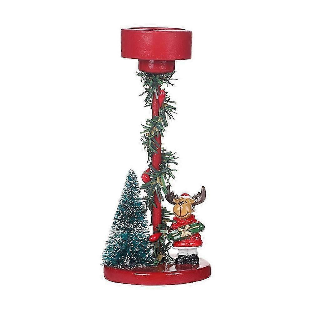 Suporte de Castiçal de Natal para Decoração de Sala de Estar e Quarto