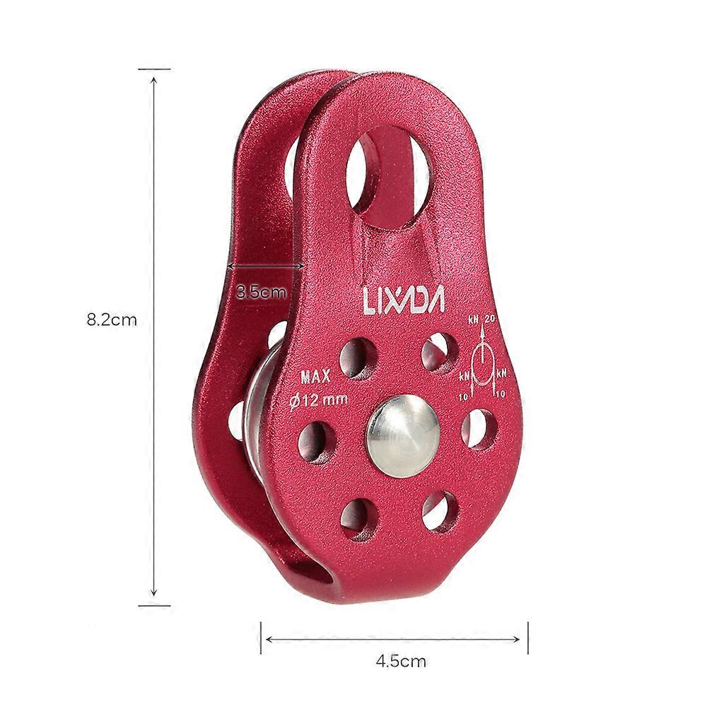 Lixada 20KN Fixed Single Pulley Climbing Rescue