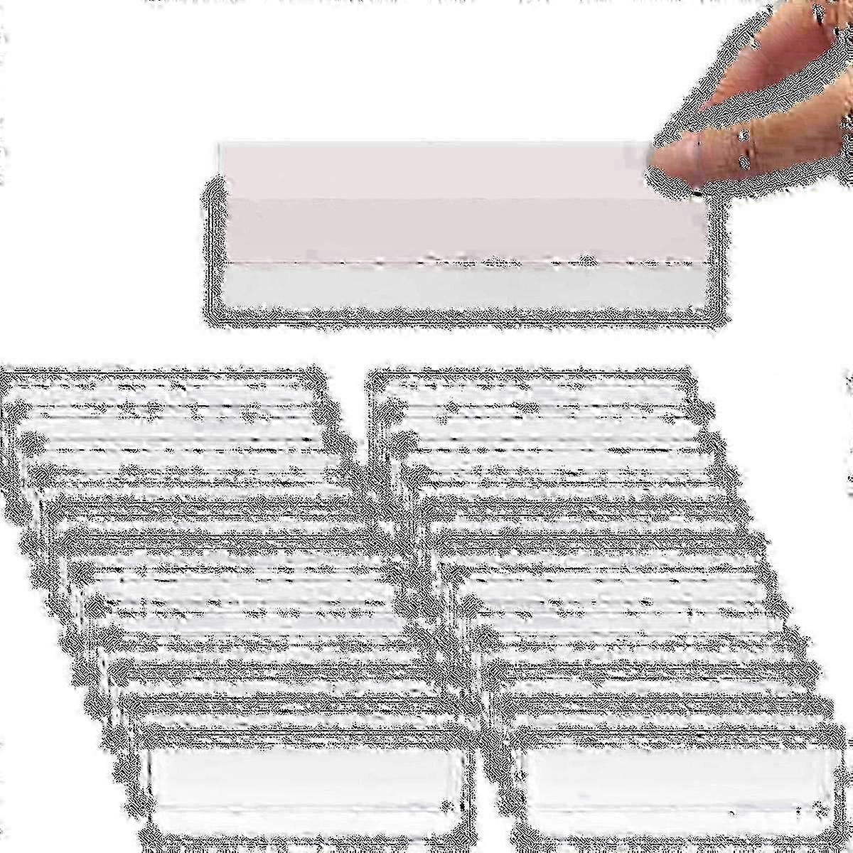 Clear Adhesive Label Holders for Shelf & Bin