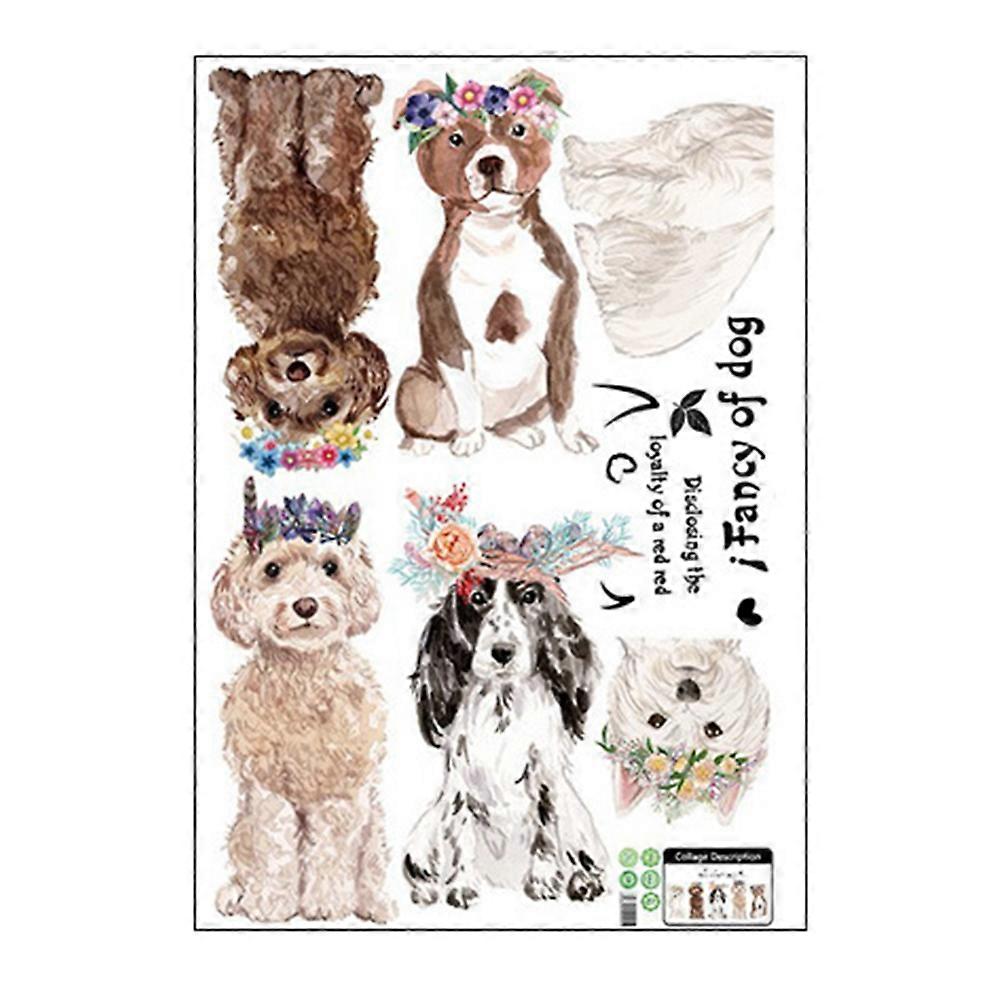 Wall Sticker Sheet for Office Pvc Assorted Color Decorating 1Pack