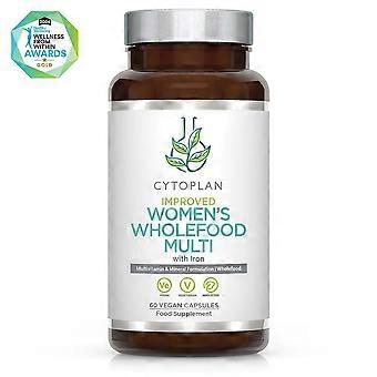 Cytoplan Women's Wholefood Multi mit Eisen, 60 Kapseln – 4er-Packung